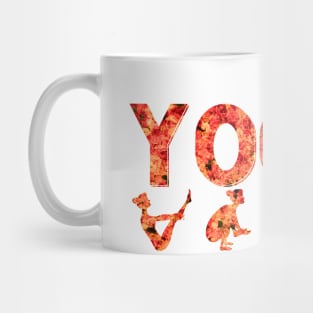 yoga, yoga poses, meditation, namaste, Mug